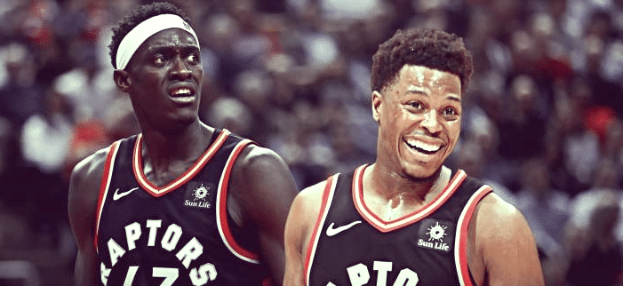 猛龙客场击败篮网，后卫组合合力带领球队赢球